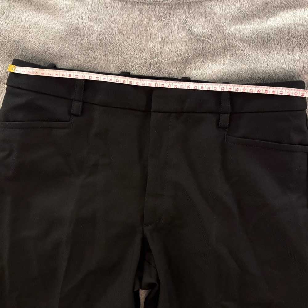Banana Republic 100% Italian Wool Classic Black Straight Leg Dress Pants-Size 12 - Picture 10 of 14